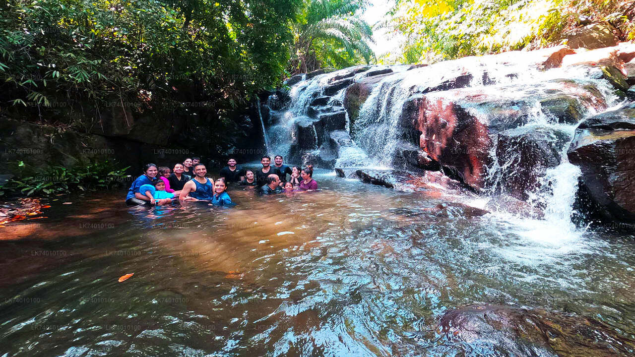 Spaziergang durch die Landschaft mit Wasserfällen ab Colombo