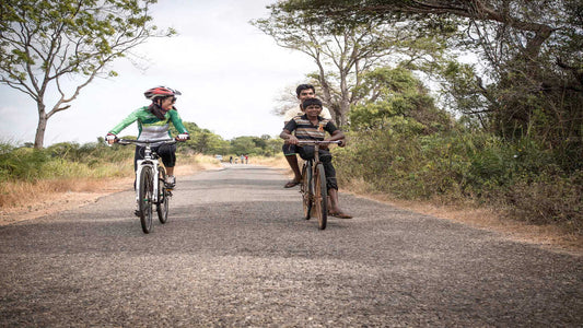 Fahrrad- und Kochvorführung aus Anuradhapura