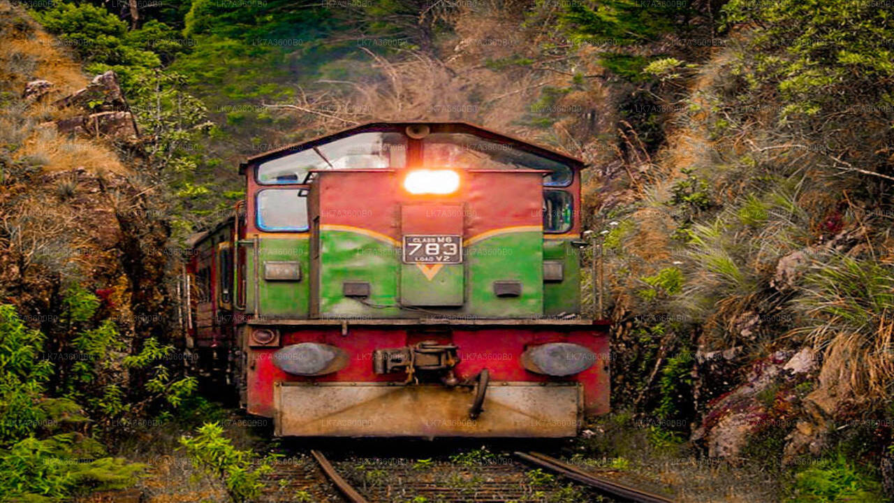 Weiterfahrt mit dem Zug von Kandy nach Badulla (Zug Nr. 1015 „Udarata Menike“)