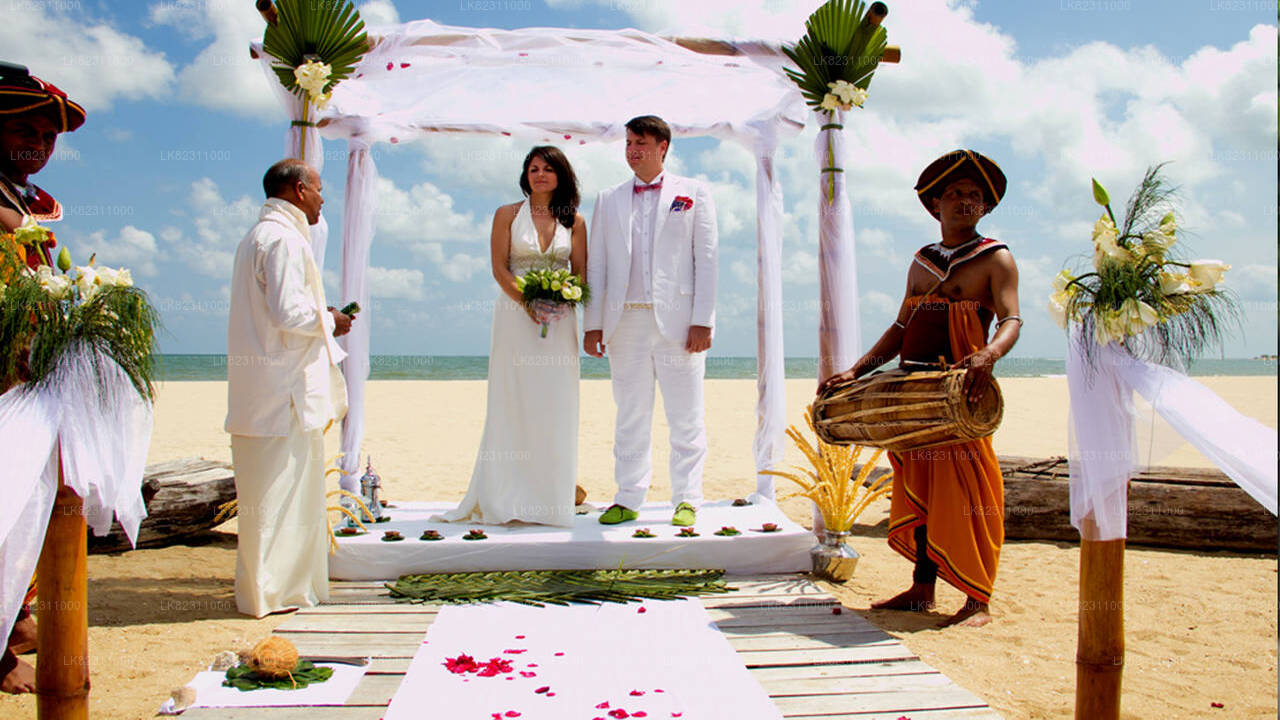 Traditionelle Hochzeit im Reiseziel