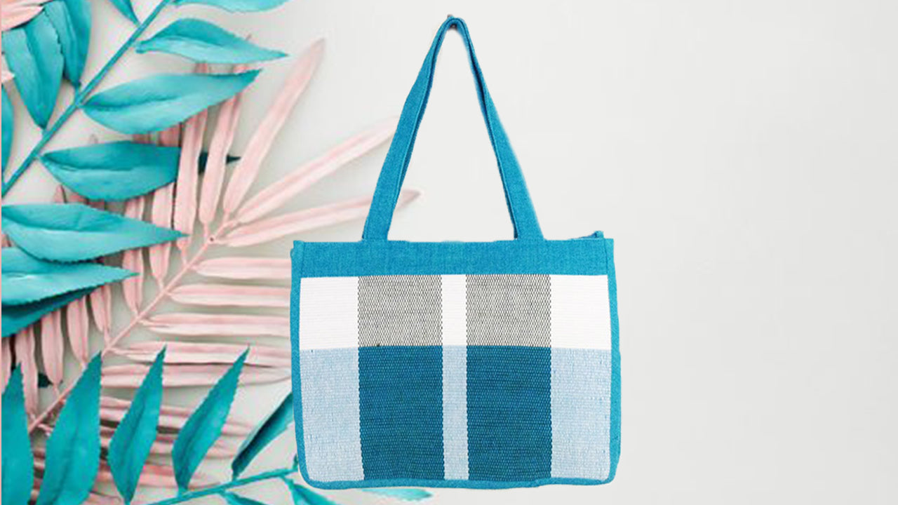 Handgewebte Taschen aus Baumwolle