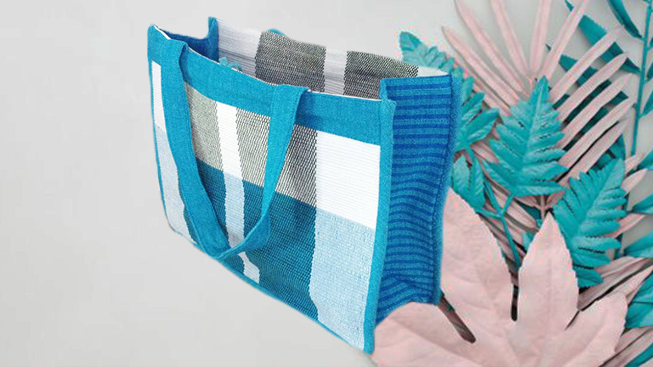 Handgewebte Taschen aus Baumwolle