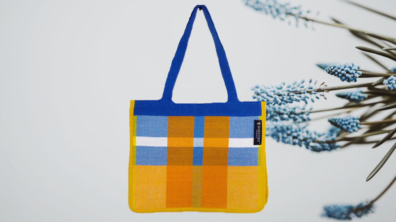 Handgewebte Taschen aus Baumwolle