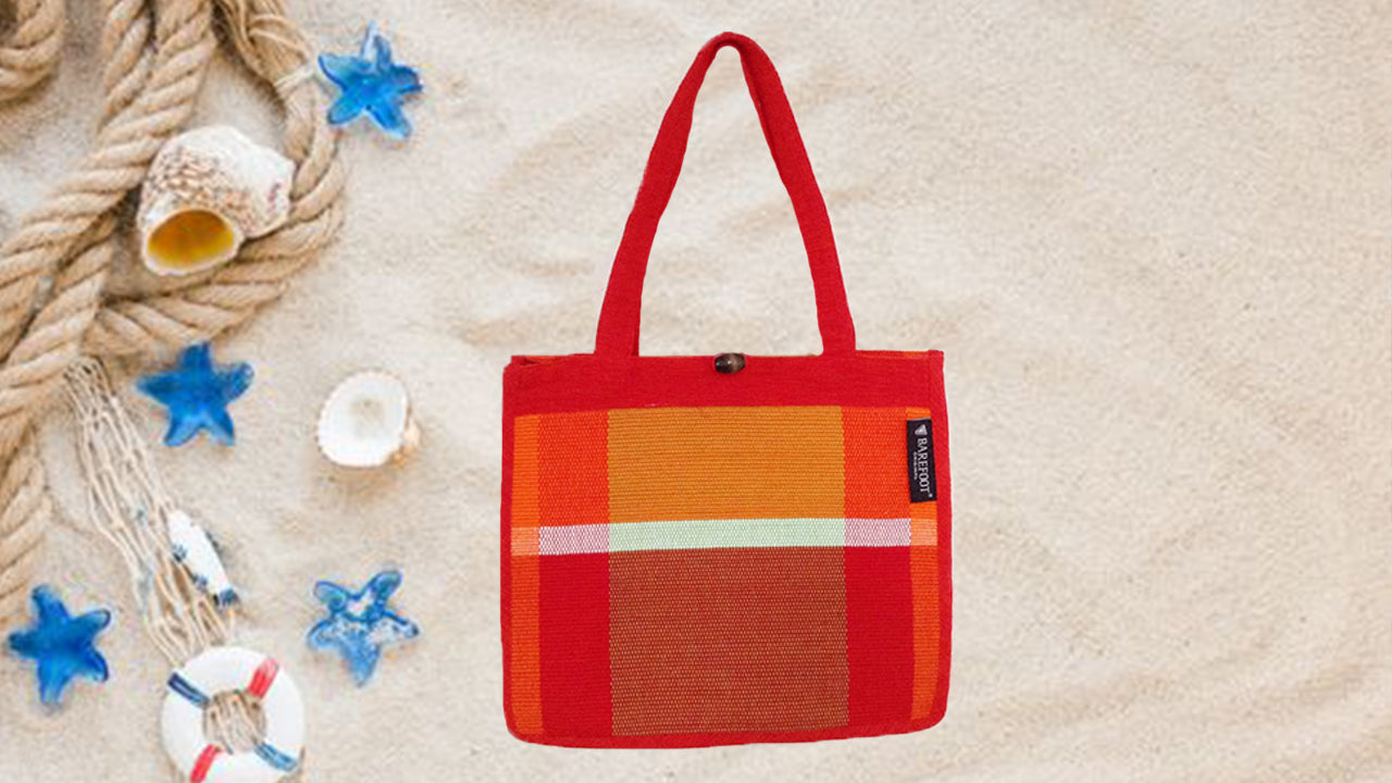 Handgewebte Taschen aus Baumwolle