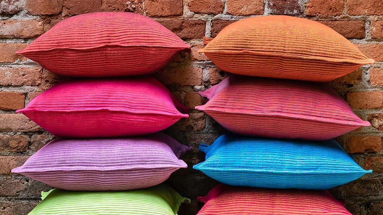 Handgefertigte Kissenbezüge