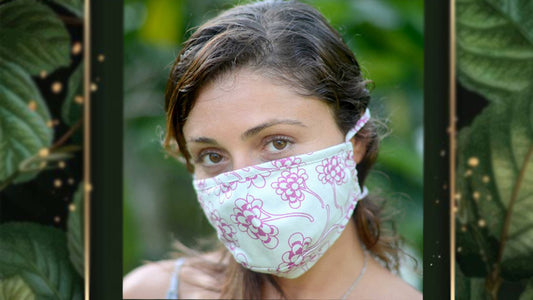 Handgemachte Gesichtsmaske