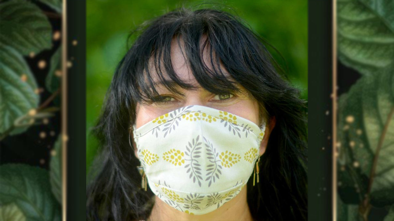 Handgemachte Gesichtsmaske