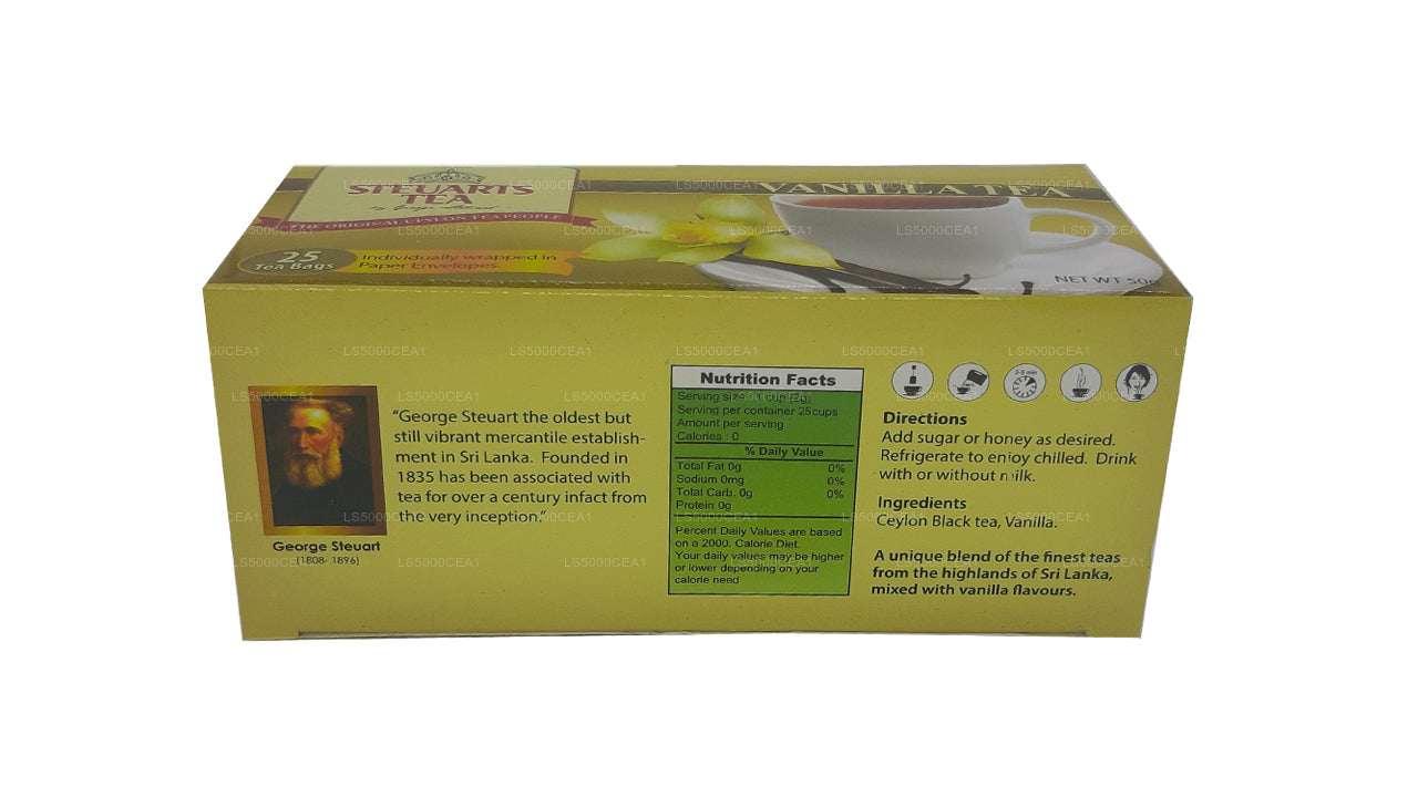 Steuarts Tea Vanilletee (25 Teebeutel 50g)