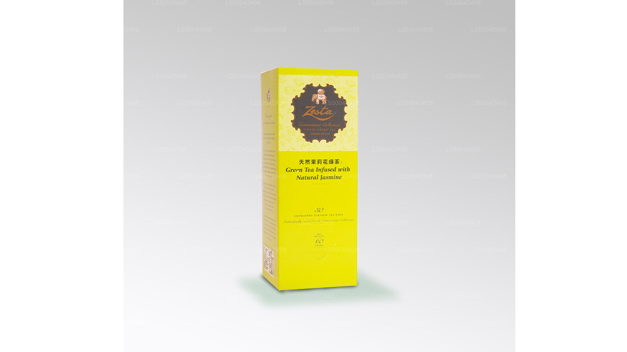 Zesta Grüner Tee mit natürlichem Jasmin – 30 Pyramiden-Teebeutel (60 g)