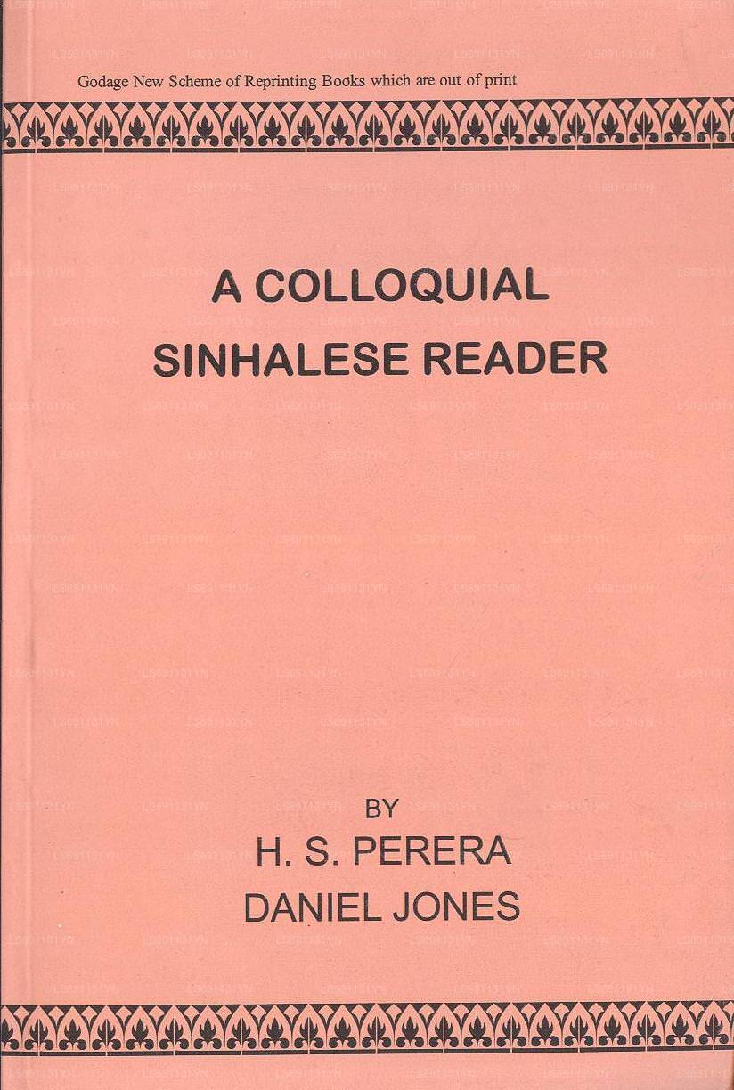 Ein umgangssprachlicher singhalesischer Leser 