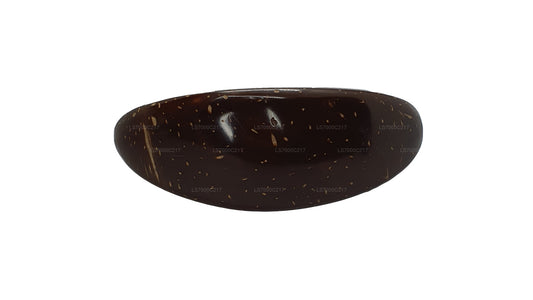 Haarspange aus Kokosnussschale (Design E)