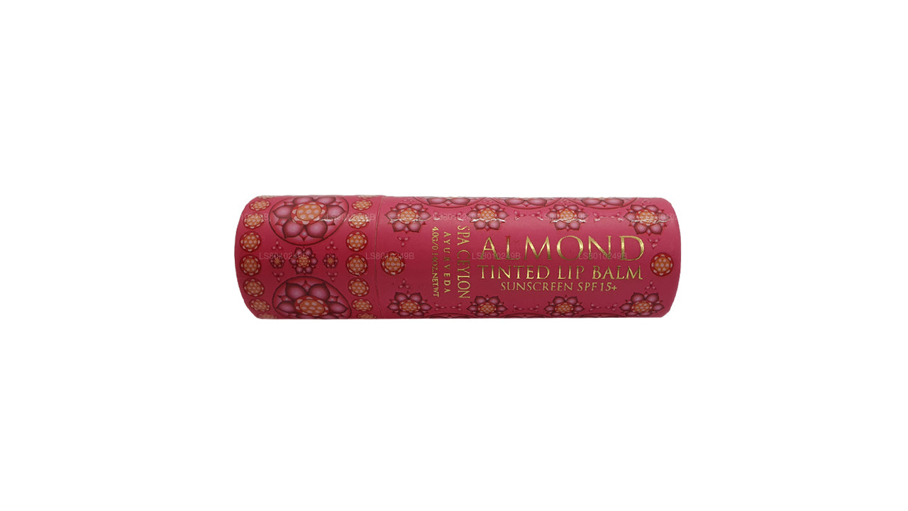 Spa Ceylon Mandel getönter Lippenbalsam (4 g) Lotus LSF 15+