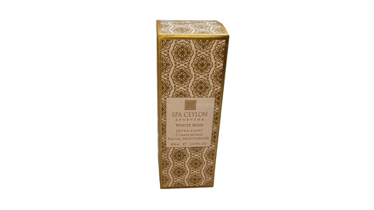 Spa Ceylon White Rose Ultraleichte, beruhigende Feuchtigkeitscreme für das Gesicht (60 ml)