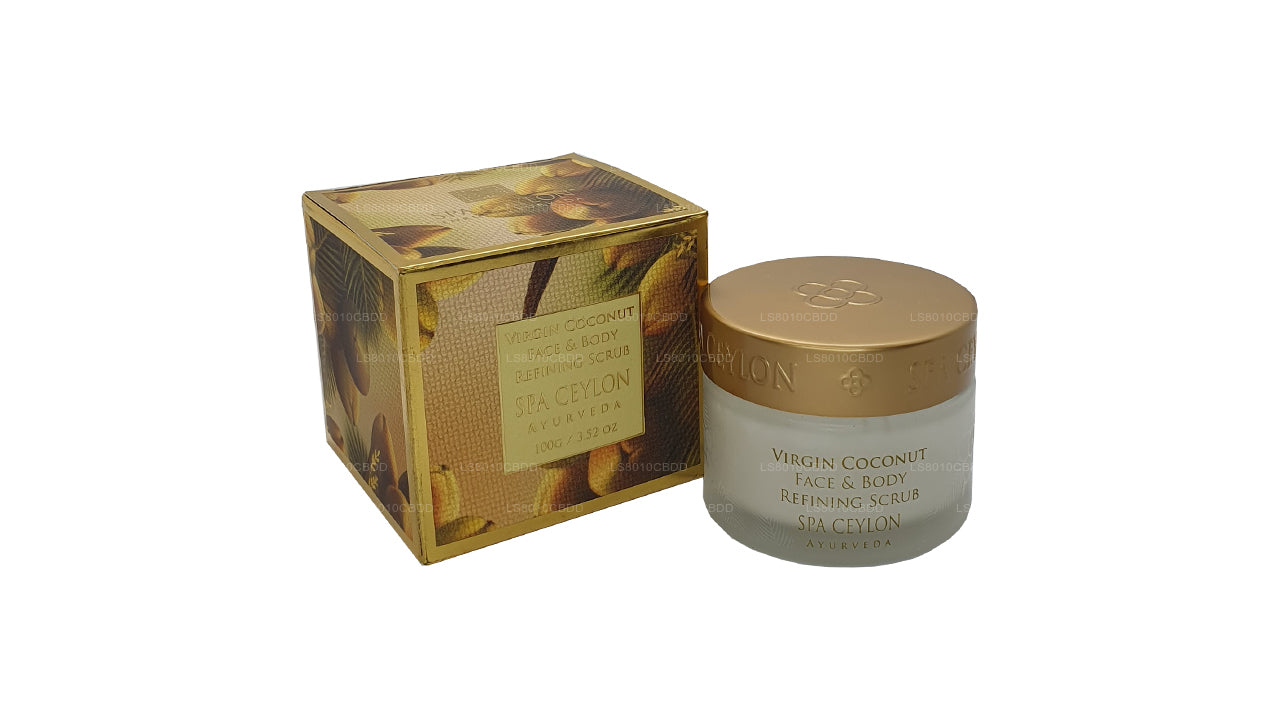 Spa Ceylon Virgin Coconut Verfeinerndes Peeling für Gesicht und Körper (100 g)