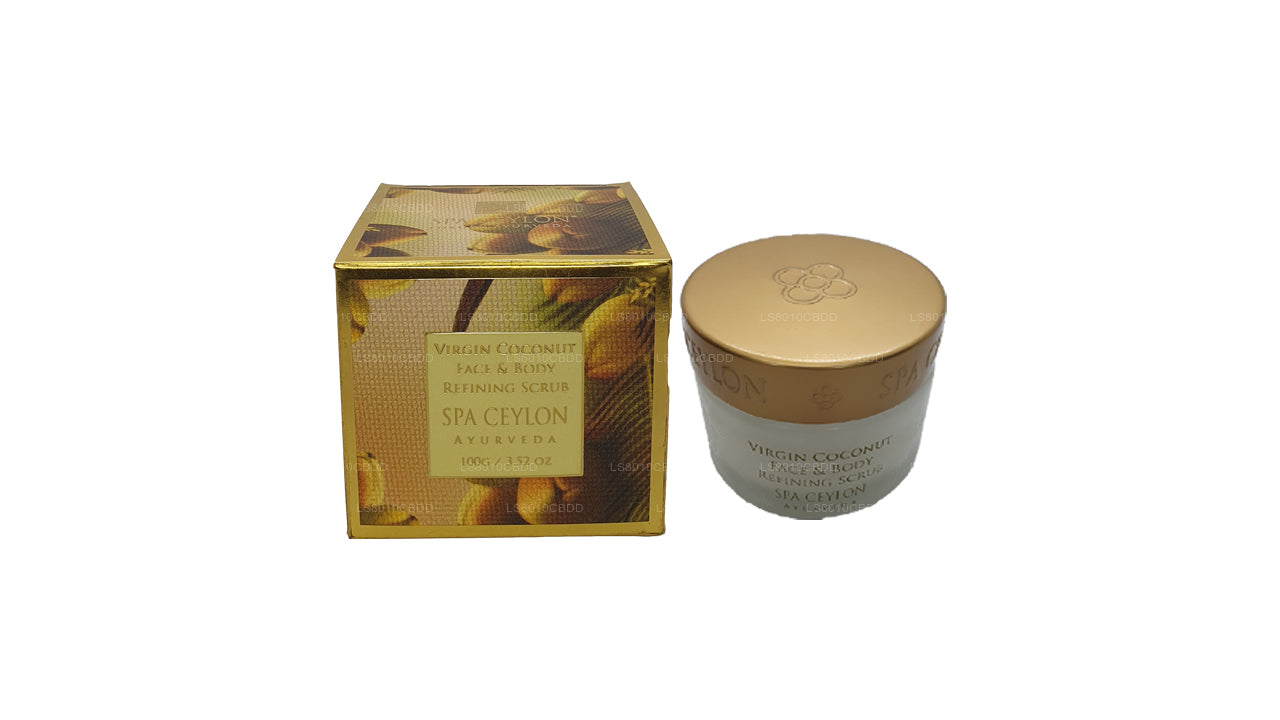 Spa Ceylon Virgin Coconut Verfeinerndes Peeling für Gesicht und Körper (100 g)