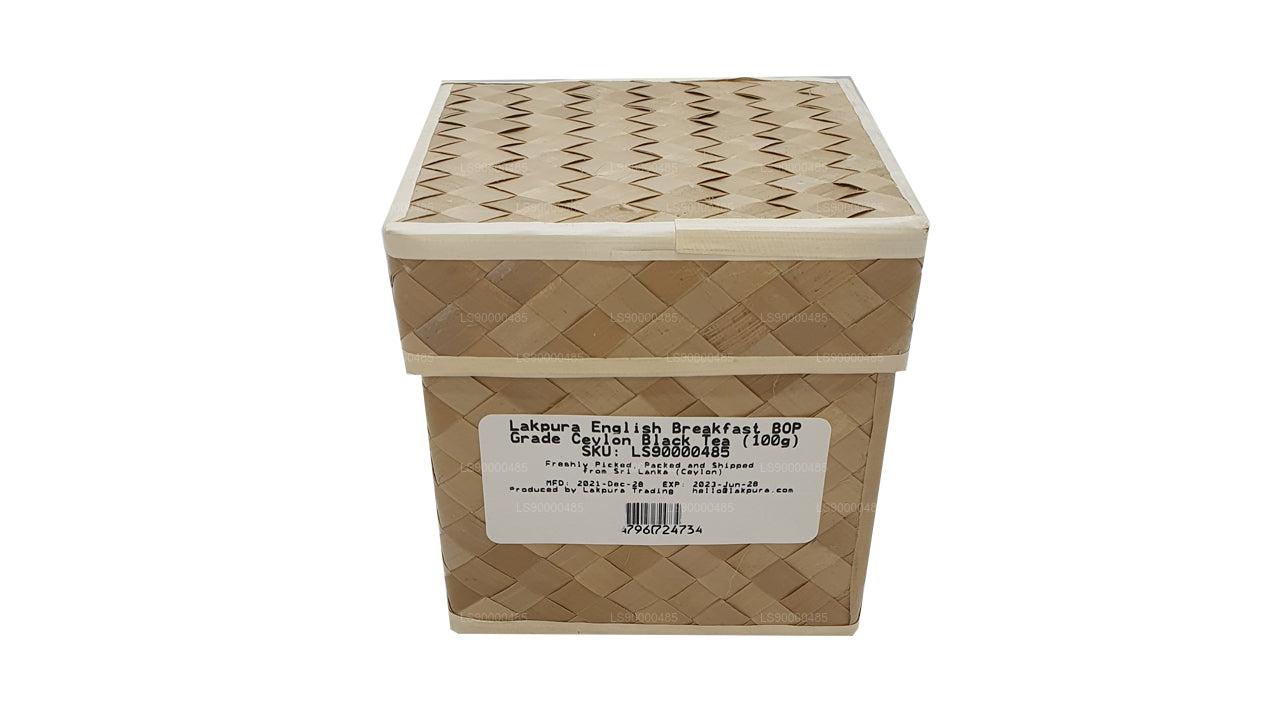 Lakpura English Breakfast Ceylon-Schwarztee in BOP-Qualität (100 g)