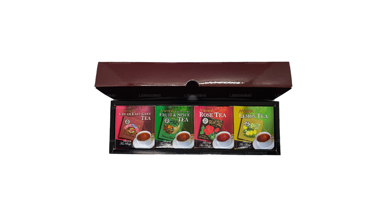 Mlesna Sensations, 4 Geschmacksrichtungen, sortierte Luxusfolien-Teebeutel (80 g)