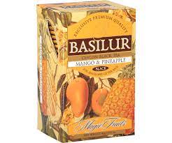 Basilur Tea Magic Fruits Mango und Ananas Schwarzer Tee 20 Teebeutel (40g)