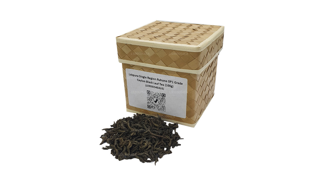 Lakpura Single Region Ruhuna OP1 Grade Ceylon Black Leaf Tee (100 g)