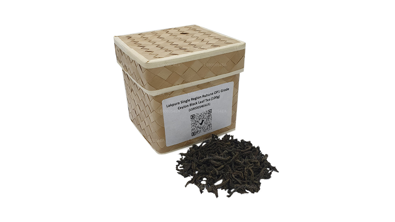 Lakpura Single Region Ruhuna OP1 Grade Ceylon Black Leaf Tee (100 g)