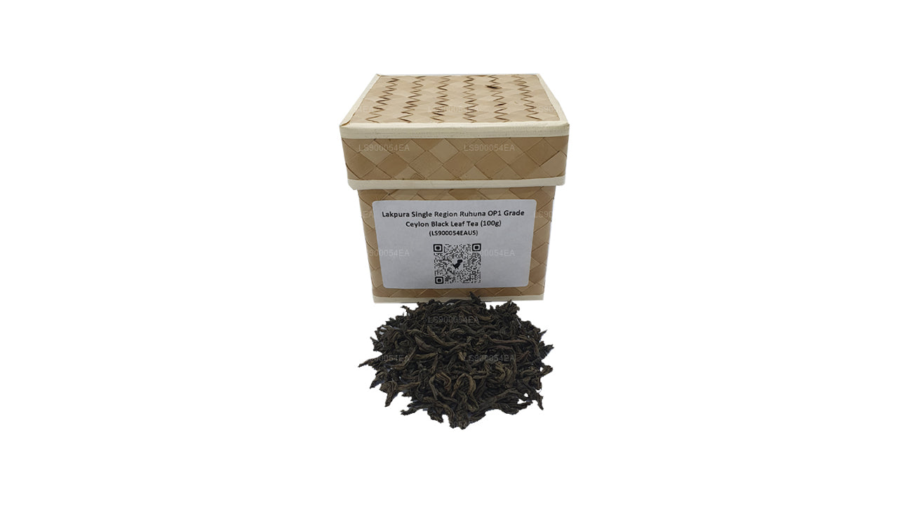 Lakpura Single Region Ruhuna OP1 Grade Ceylon Black Leaf Tee (100 g)