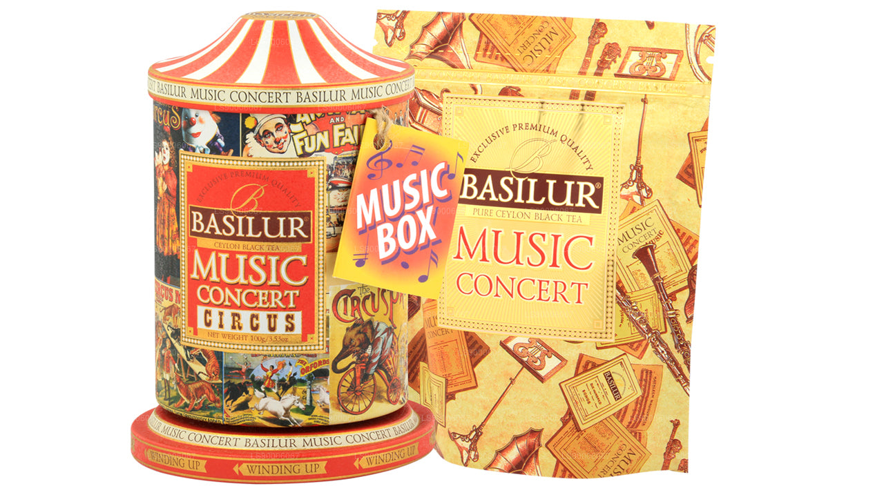 Basilur Personal Caddy „Musikkonzert – Zirkus“ (100 g).