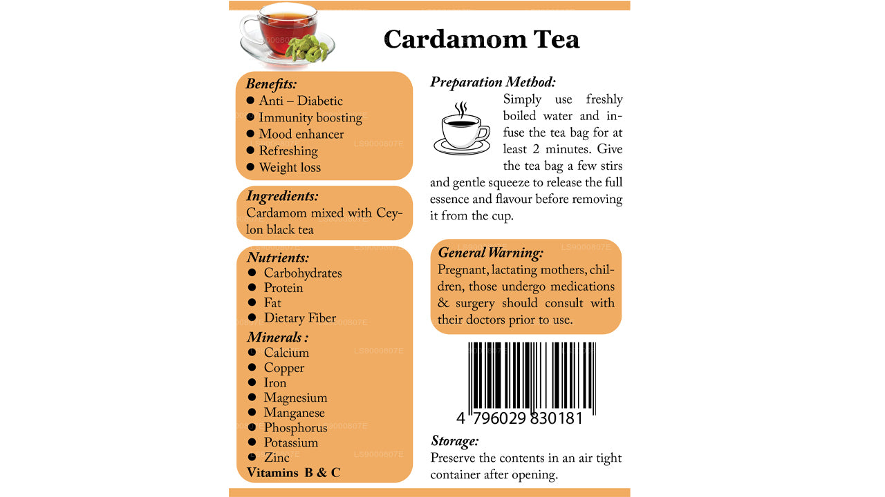 Lifetone Kardamom-Tee (40g)