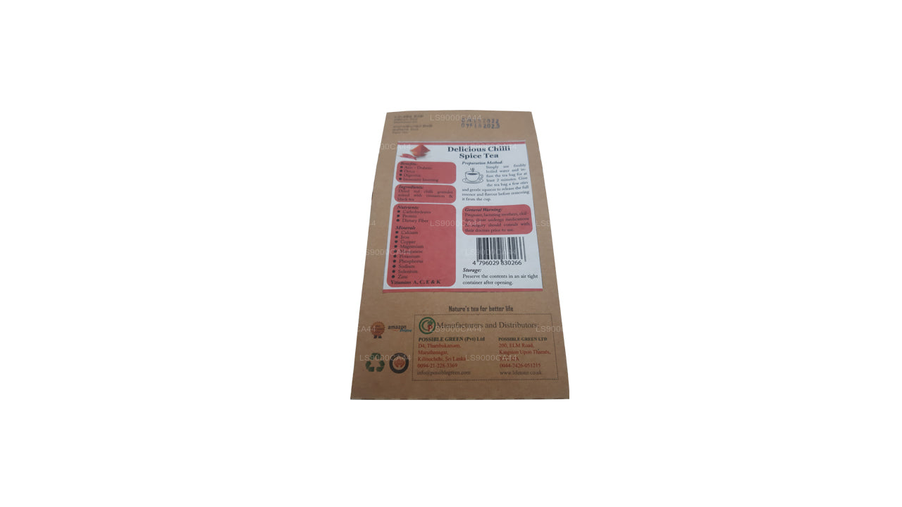 Lifetone Chili-Tee (Rot) (40 g) 20 Teebeutel