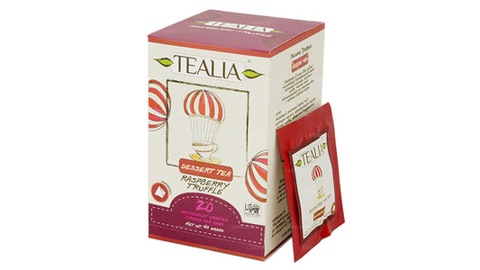 Tealia Himbeertrüffel – 20 Pyramidenumschlagsbeutel (40 g)