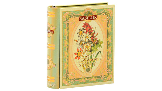 Basilur „Miniatur-Teebuch – Liebesgeschichte Band I“ (10 g) Caddy