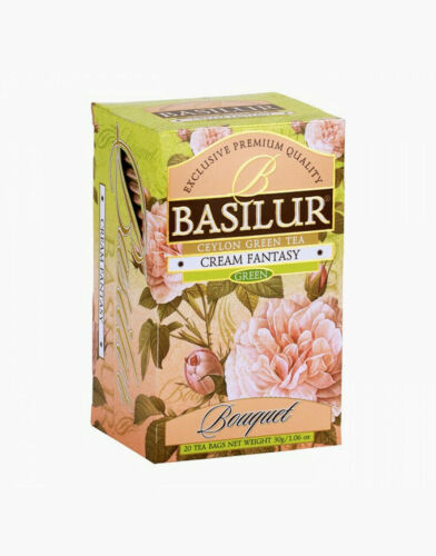 Basilur Bouquet Collection Cream Fantasy Grüner Tee (30g) 20 Teebeutel