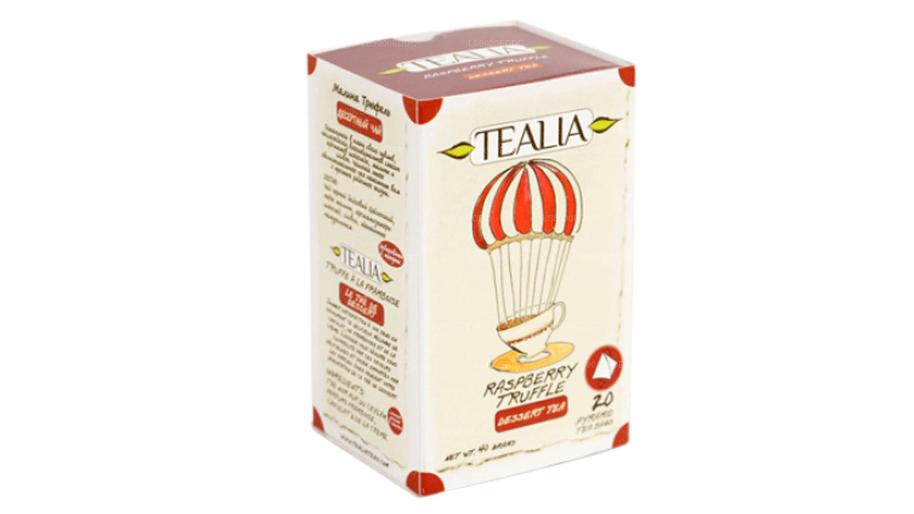 Tealia Himbeertrüffel - Pyramidenteebeutel (40g)