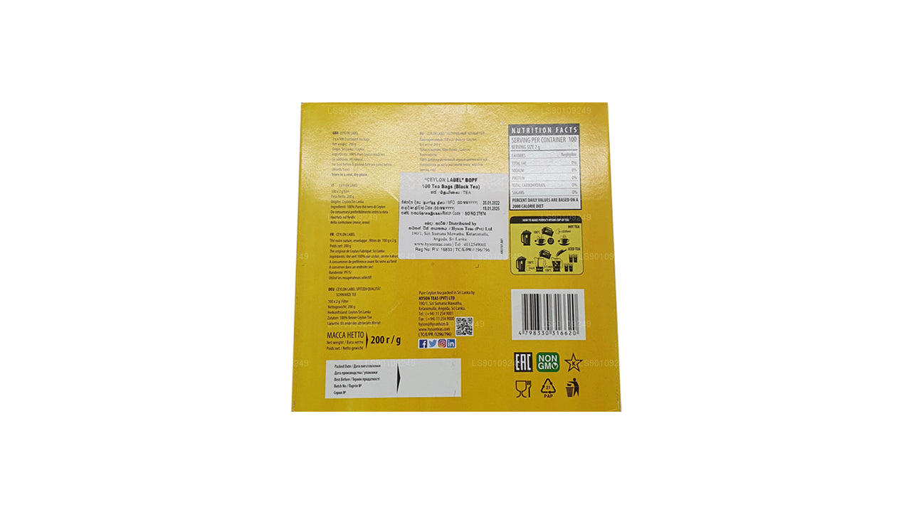 Hyson Ceylon Label BOPF (200 g) 100 Teebeutel