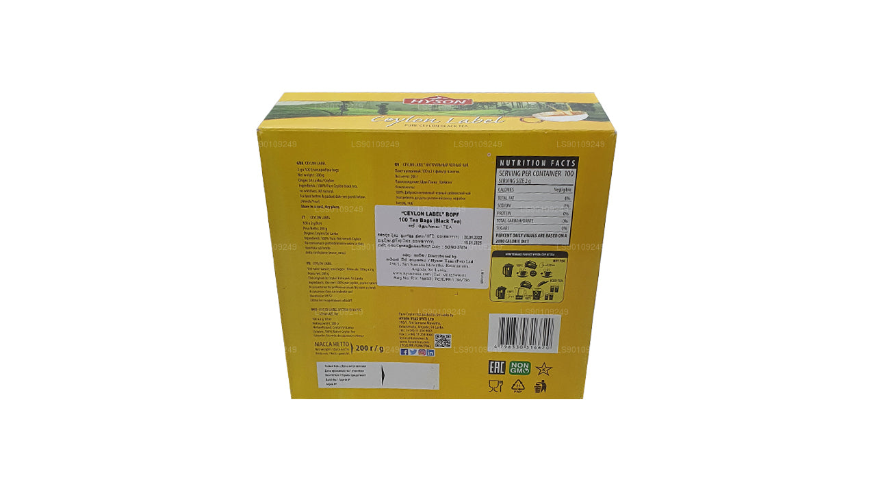 Hyson Ceylon Label BOPF (200 g) 100 Teebeutel