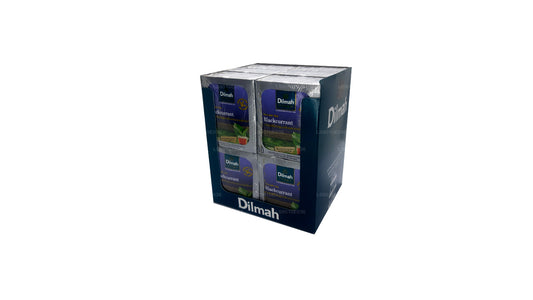 Dilmah Tee mit schwarzem Johannisbeergeschmack (20 g), 10 einzeln in Folie verpackte Beutel (12er-Pack)