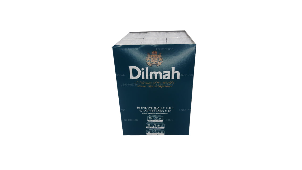 Dilmah Tee mit schwarzem Johannisbeergeschmack (20 g), 10 einzeln in Folie verpackte Beutel (12er-Pack)
