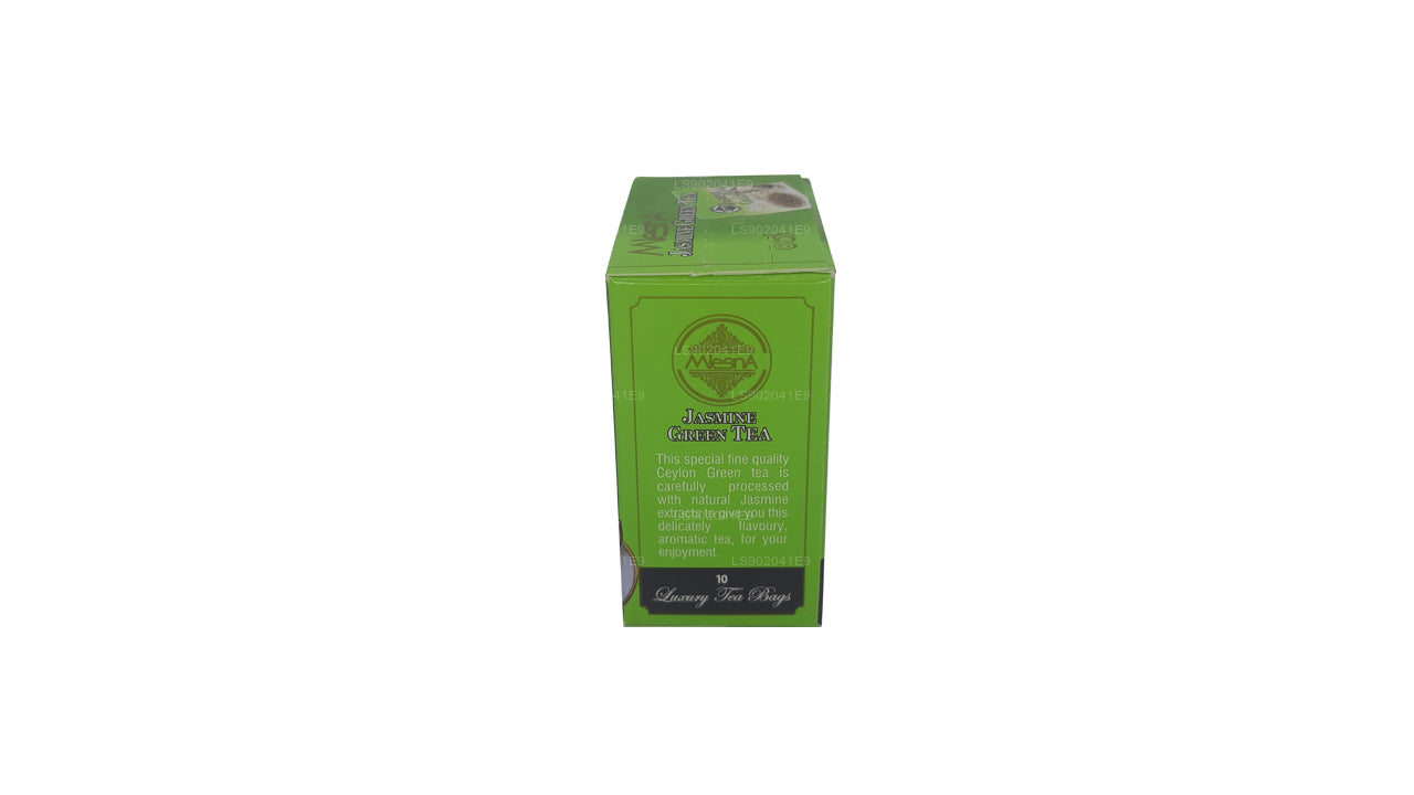 Mlesna Jasmin-Grüntee (20 g), 10 luxuriöse Teebeutel
