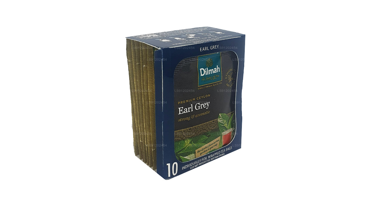 Dilmah Earl Grey Tea (20 g), 10 einzeln verpackte Teebeutel