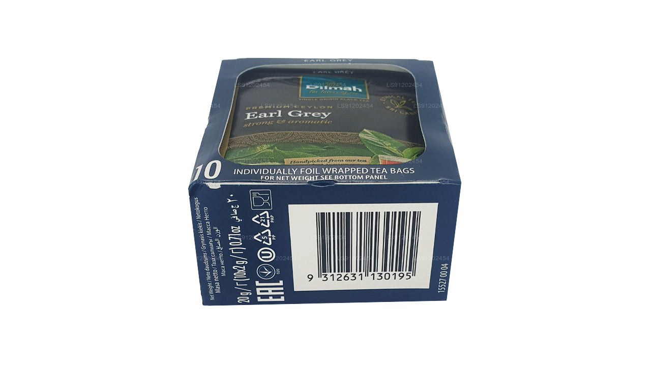 Dilmah Earl Grey Tea (20 g), 10 einzeln verpackte Teebeutel