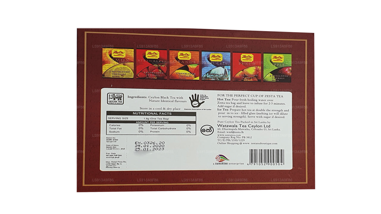 Zesta Exotic Fruit Collection, 30 einzeln verpackte Teebeutel, 54 g