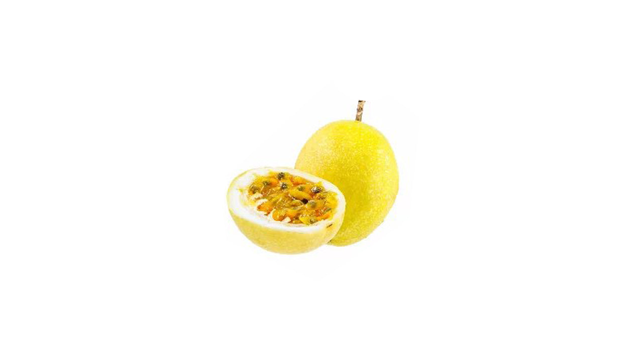 Gelbe Passionsfruchtpflanze